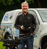 Nick Edwards, founder of yonda aerial systems ltd